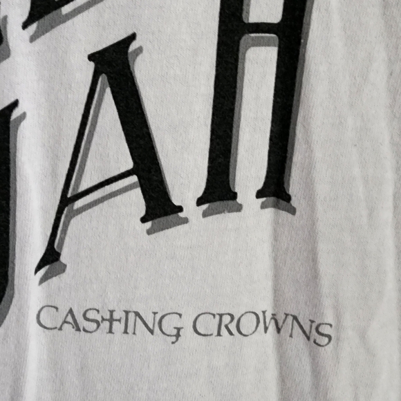 Black and White Hallelujah Casting Crowns Raglan Tee - Picture 2 of 7